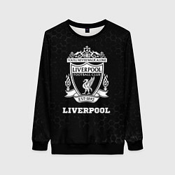 Женский свитшот Liverpool sport на темном фоне