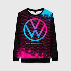 Женский свитшот Volkswagen - neon gradient