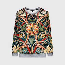 Женский свитшот Ковер с птицами