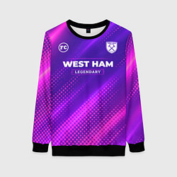 Женский свитшот West Ham legendary sport grunge