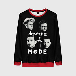 Свитшот женский Depeche Mode portrait, цвет: 3D-красный