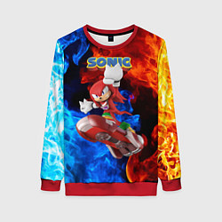 Женский свитшот Knuckles Echidna - Sonic - Video game