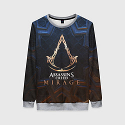 Свитшот женский Assassins creed mirage logo, цвет: 3D-меланж