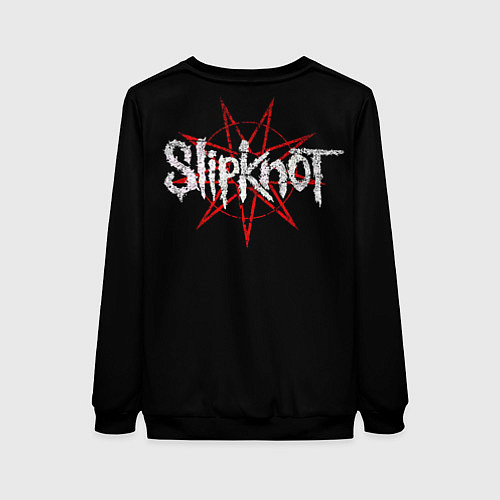 Женский свитшот Slipknot - third eye goat / 3D-Черный – фото 2