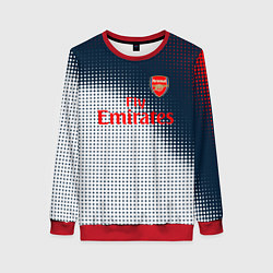 Женский свитшот Arsenal logo абстракция