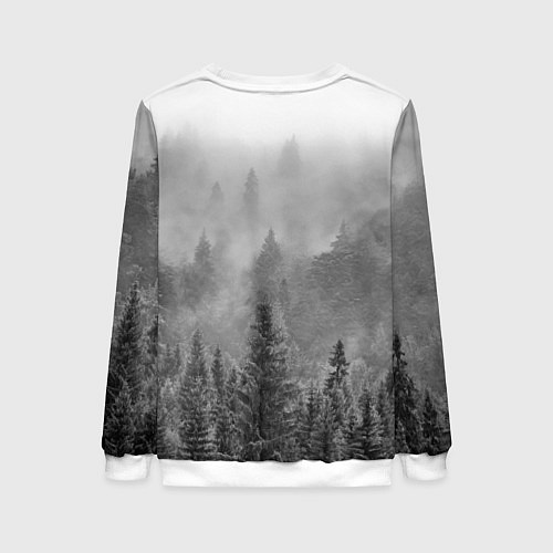 Женский свитшот Gray Forest / 3D-Белый – фото 2