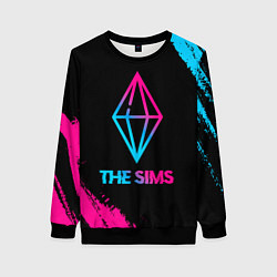 Женский свитшот The Sims - neon gradient