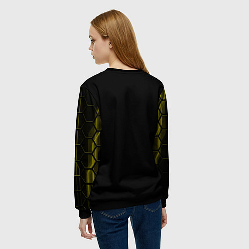 Женский свитшот Киберпанк - Команда Дэвида / 3D-Черный – фото 4