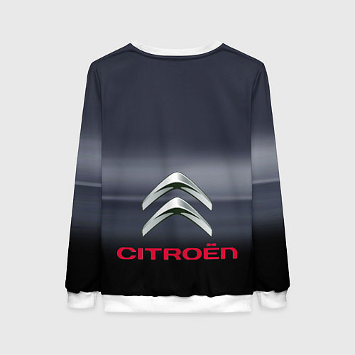 Женский свитшот Citroen - Racing team - Motorsport / 3D-Белый – фото 2