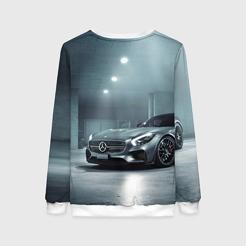 Женский свитшот Mercedes AMG - Motorsport / 3D-Белый – фото 2