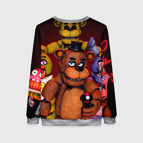 Женский свитшот Пять ночей Фредди / 3D-Меланж – фото 2