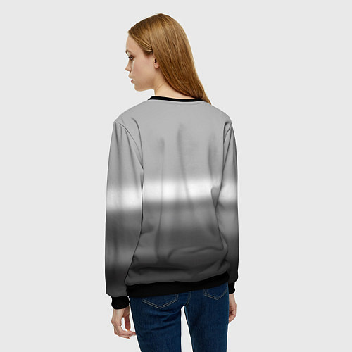 Женский свитшот Buick Wildcat - emblem / 3D-Черный – фото 4