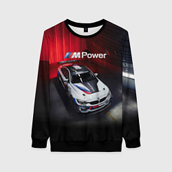Свитшот женский BMW M4 GT4 - Motorsport, цвет: 3D-черный