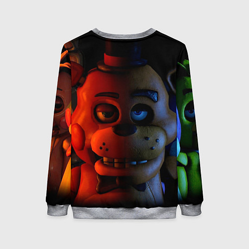 Женский свитшот 5 ночей Фредди / 3D-Меланж – фото 2