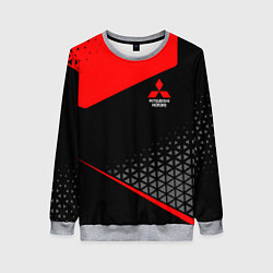 Свитшот женский Mitsubishi - Sportwear, цвет: 3D-меланж