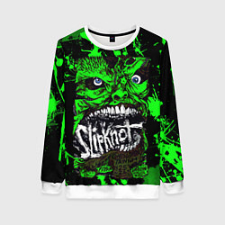 Женский свитшот Slipknot - green monster по