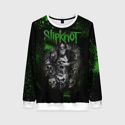 Женский свитшот Slipknot green