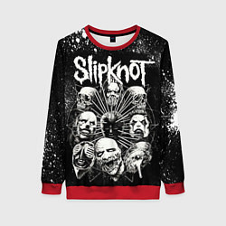 Свитшот женский Slipknot Black, цвет: 3D-красный