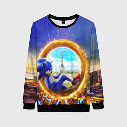Женский свитшот Соник в кино