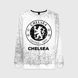 Женский свитшот Chelsea с потертостями на светлом фоне