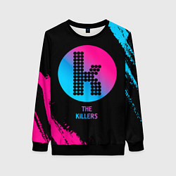 Женский свитшот The Killers - neon gradient
