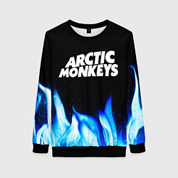 Женский свитшот Arctic Monkeys blue fire