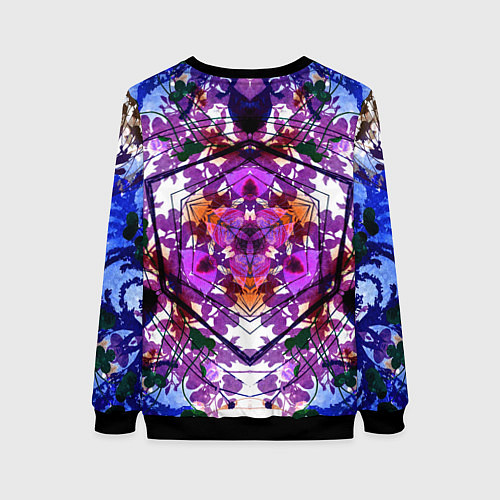 Женский свитшот Ледяной треугольник / 3D-Черный – фото 2