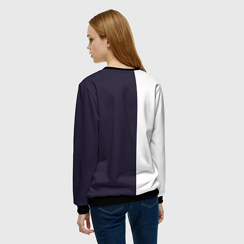 Женский свитшот Орел-птица гордая / 3D-Черный – фото 4