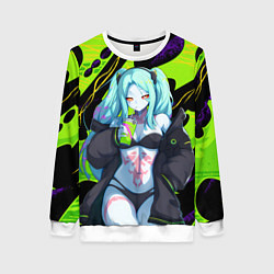 Женский свитшот Ребекка - органический зеленый