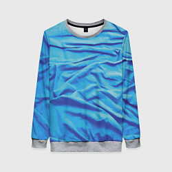 Свитшот женский Мятая ткань - fashion - wave, цвет: 3D-меланж