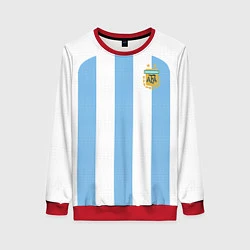 Свитшот женский Сборная Аргентины ЧМ 2022, цвет: 3D-красный