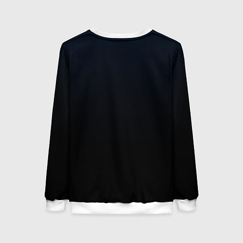 Женский свитшот Нейросеть - золотая статуя египетской царицы / 3D-Белый – фото 2