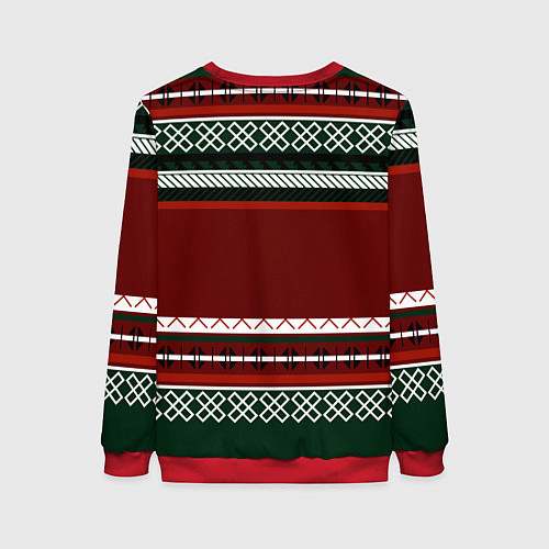 Женский свитшот FIRM как красный свитер из 90х / 3D-Красный – фото 2