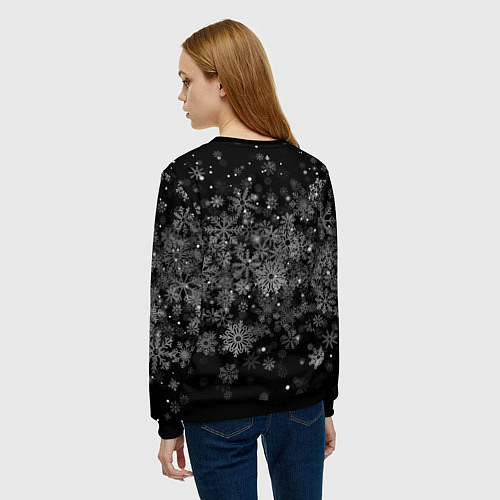 Женский свитшот Осталась всего неделя / 3D-Черный – фото 4