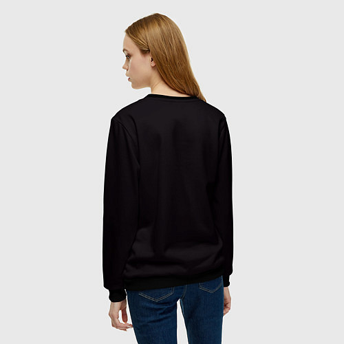 Женский свитшот Блинк 182 логотип / 3D-Черный – фото 4