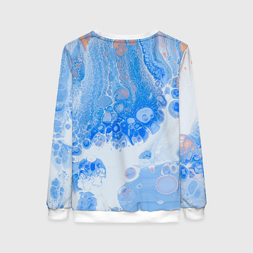 Женский свитшот Водяной заяц / 3D-Белый – фото 2