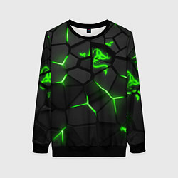 Женский свитшот Razer green neon