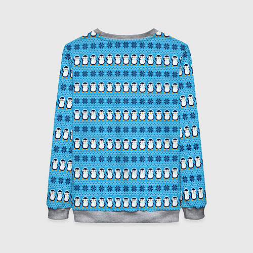 Женский свитшот Мудрый кролик в очках / 3D-Меланж – фото 2