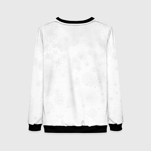 Женский свитшот Лисичка с мышкой / 3D-Черный – фото 2