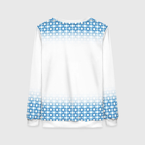 Женский свитшот Ханука весёлый праздник света / 3D-Белый – фото 2