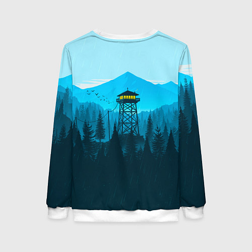 Женский свитшот Firewatch вечер / 3D-Белый – фото 2