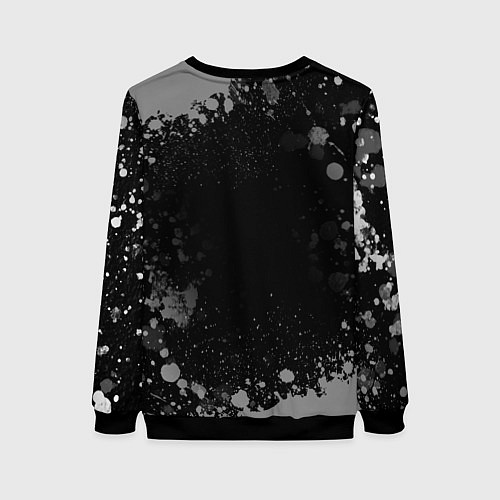 Женский свитшот На Земле с 1988: краска на темном / 3D-Черный – фото 2