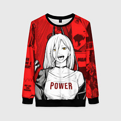 Женский свитшот Chainsaw Man: Power