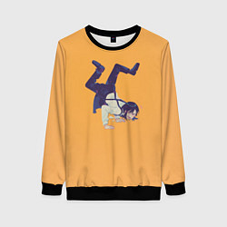 Свитшот женский Танец Кобэни Chainsaw man, цвет: 3D-черный