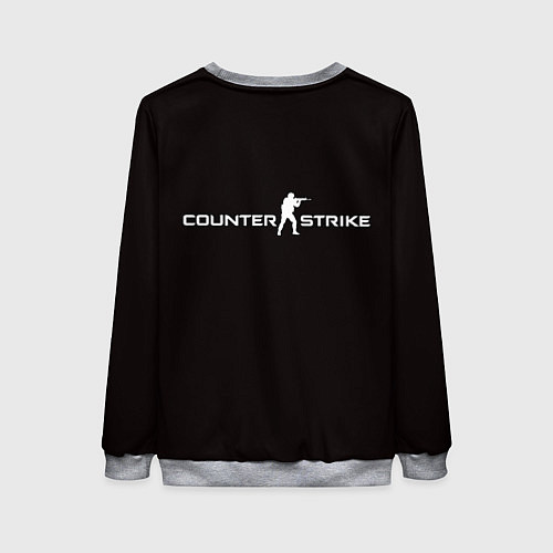 Женский свитшот CS:GO, Art / 3D-Меланж – фото 2