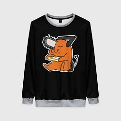 Женский свитшот Почита кушает тост