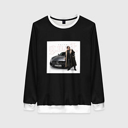 Свитшот женский Yanix - g o a t uslugi, цвет: 3D-белый