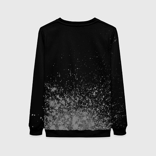 Женский свитшот Елена - в красной рамке на темном / 3D-Черный – фото 2