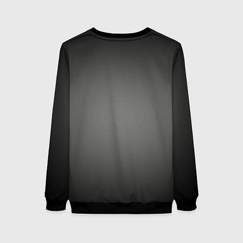 Женский свитшот Серый, черный градиент / 3D-Черный – фото 2