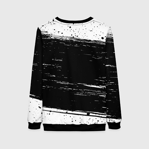 Женский свитшот Меньше людей больше ежиков / 3D-Черный – фото 2